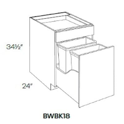 Milano MP400 Polar White-BWBK18
(2 basket)