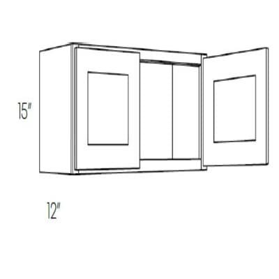 Richmond Plus CNC 107 R Evergreen-W1215 (one door)