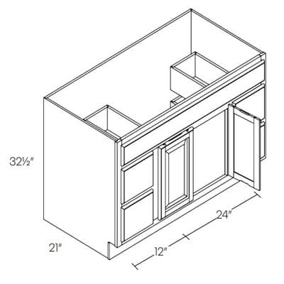 Country Oak - V4821DD-32.5