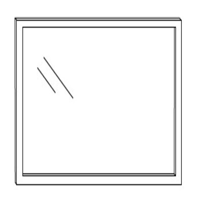 Aluminum Frame Glass Door Horizontal