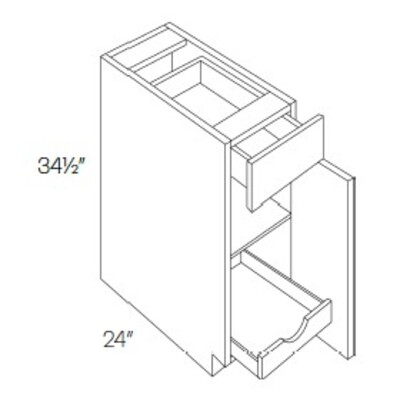 Single Door Base Cabinet With 1 POS