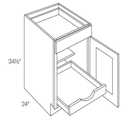 Single Door Base Cabinet With 1 POS