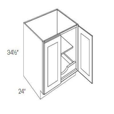 Full Height Single Drawer Double Door Base Cabinet With 1 POS