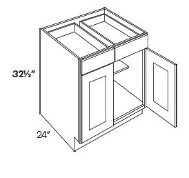 2 Drawer 2 Door Base Cabinets-HA