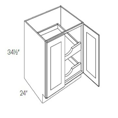 Full Height Double Drawer & Door Base Cabinet With 2 POS