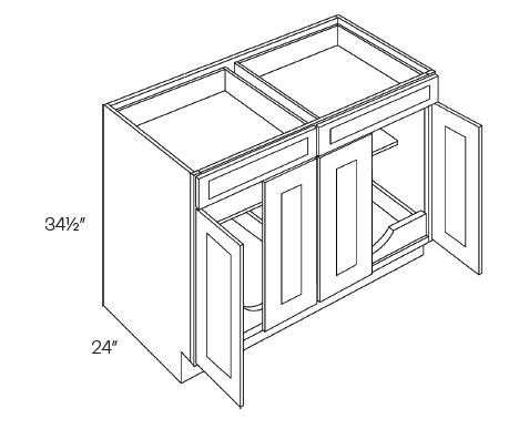 Double Drawer & 4 Door Base Cabinets 2 POS