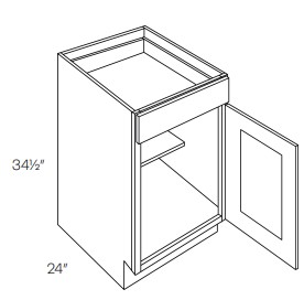 1 Door 1 Drawer Base Cabinets