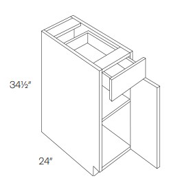 1 Door 1 Drawer Base Cabinets