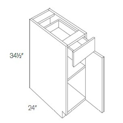 Single Door Base Cabinet