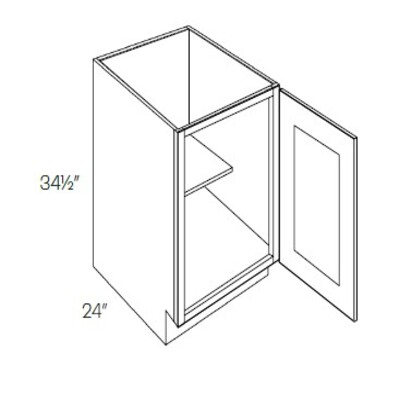 Full Height Single Door & Drawer Base Cabinet