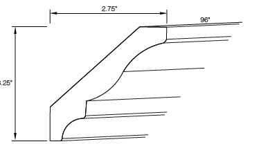 Royal Crown Molding - RCM8