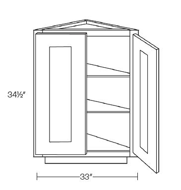 Straight Base End Cabinets