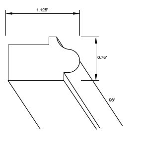 Bottom Edge Molding - BEM8