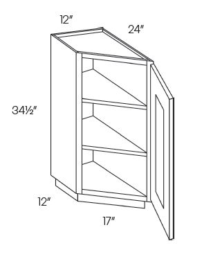 Angle Base End Cabinets