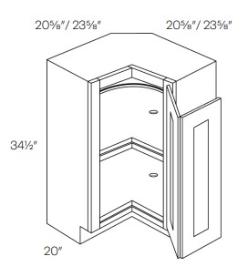 Lazy Susan Corner Base Cabinets