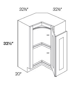 Lazy Susan Corner Base Cabinets-HA
