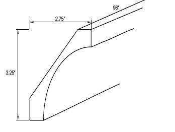Cove Crown Molding-COM8
