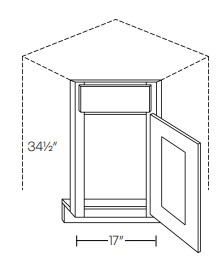 Diagonal Corner Sink Fronts