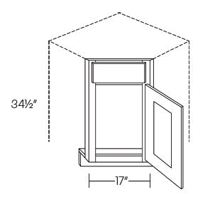 Diagonal Corner Sink Fronts