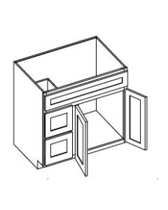 Thin White Shaker - BW-VSBDR36