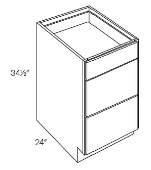 3 Drawer Base Cabinets