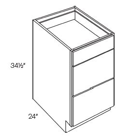 3 Drawer Base Cabinets
