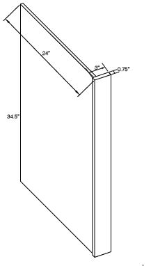 Dishwasher End Panel