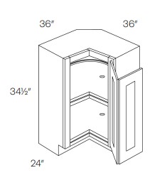 Lazy Susan Base Cabinets