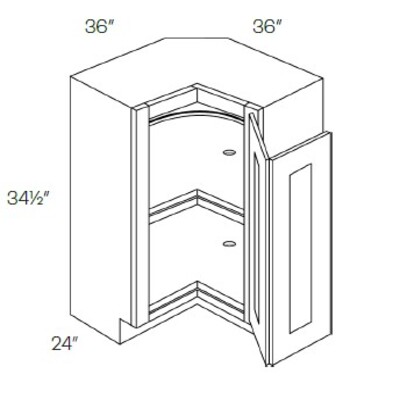 Lazy Susan Corner Base Cabinet