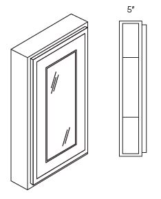 1 Door Medicine Cabinets