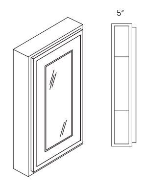 1 Door Medicine Cabinets