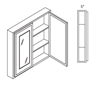 2 Door Medicine Cabinets