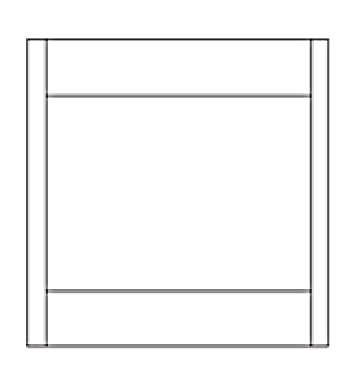 Oven Cabinet Overlay Panel