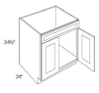 1 Drawer Front 2 Door Sink Base Cabinets