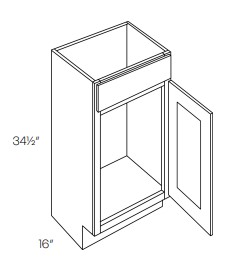 1 Door Vanity Sink Base Cabinet