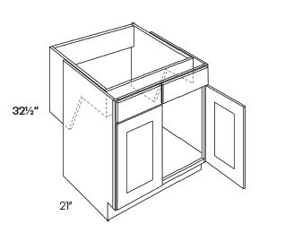 Vanity Base - Handicap Removable