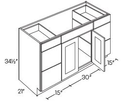 Vanity Drawer Base Cabinet