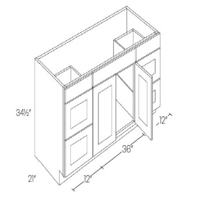 Vanity Drawer Base Cabinet