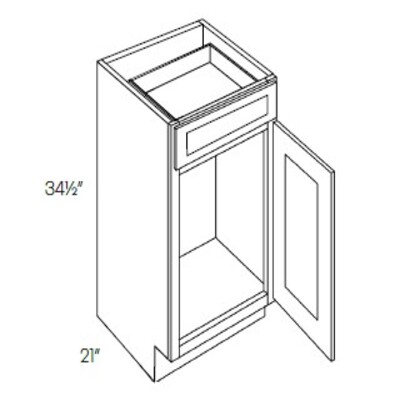 Single Door Vanity Base Cabinet