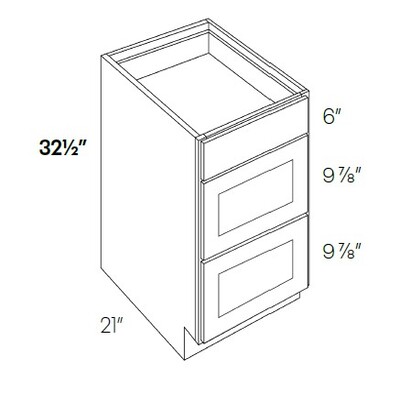 Vanity Drawer Base Cabinet - Handicap Accessible