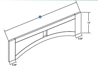 Raised Panel Valance