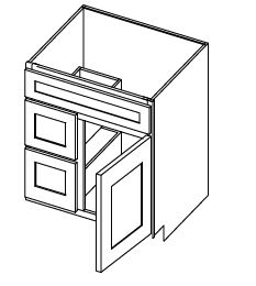 Vanity Sink Drawer Base