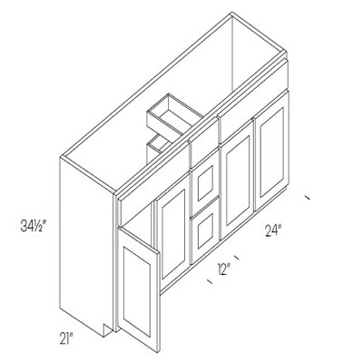 Vanity Drawer Base Cabinet