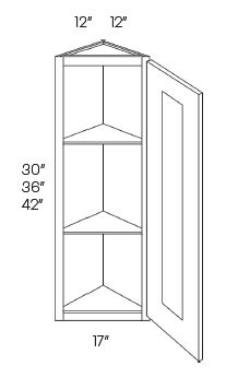 1 Door Wall End Cabinets