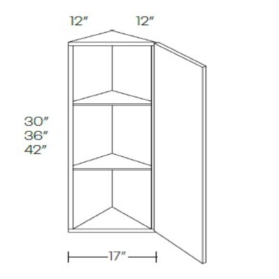 Single Door Wall End Cabinet