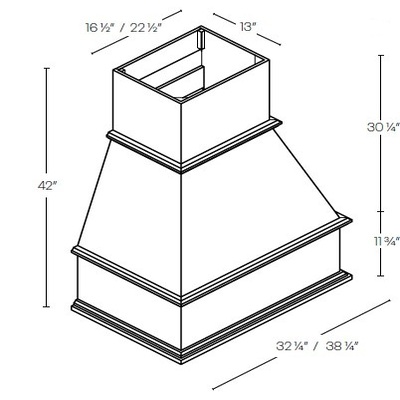 Traditional Wood Hood